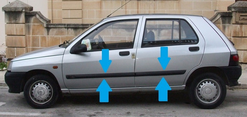 Renault Clio Linea Vieja 5 Pts 1994/1999 Baguetas De Puertas