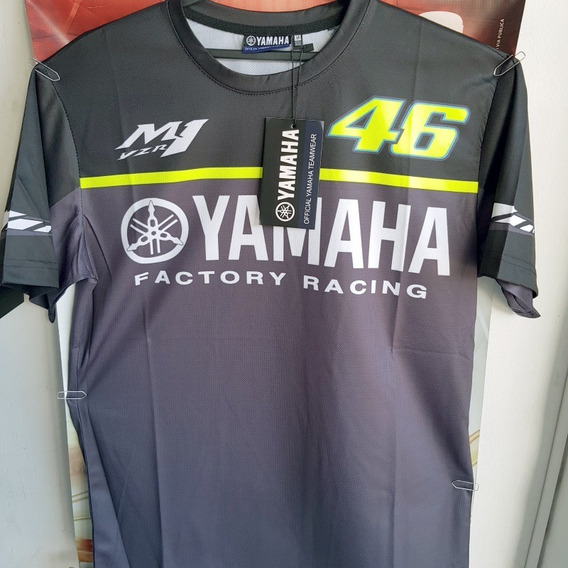 Valentino Rossi VR46 Moto GP M1 Yamaha Factory Racing Maglietta Ufficiale 2019
