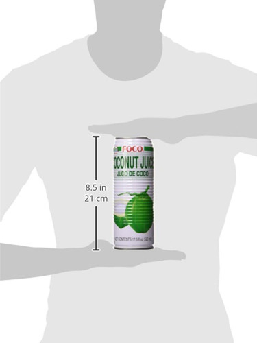 Foco Jugo De Coco, 17.60 Onza (paquete De 24)
