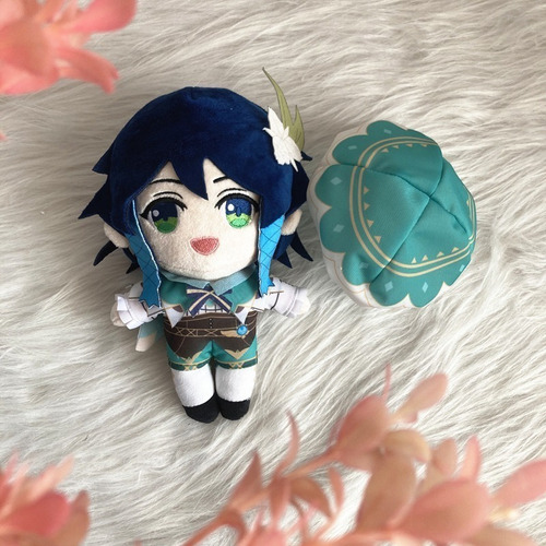 Muñeco De Peluche Genshin Impact Venti De 20 Cm