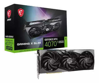 Msi Geforce Nvidia Rtx 4070 Ti Super Gaming X Slim 16gb