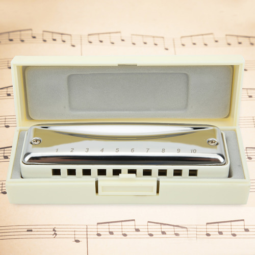 Vento Portátil Harmonica Blues De 10 Furos Mouthorgan Ab Key