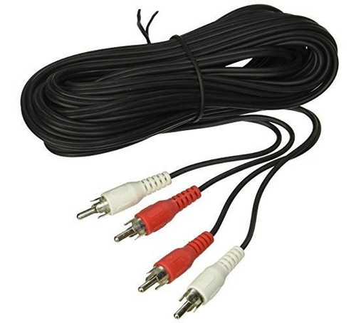 C-e 25 Pies 2 Cable De Audio Rca Macho A Macho (2 Conectores