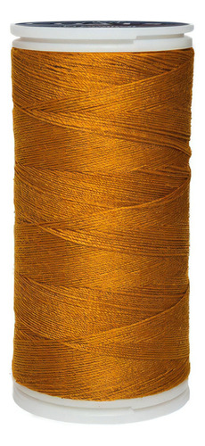 Caja 12 Pzas Hilo Coats Poliéster Liso 3 Cabos Fibra Corta Color T6980-1131 Cobre