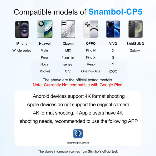 Pantalla Para Selfies Shimbol Snambol Cp5 Con Funda De Silic