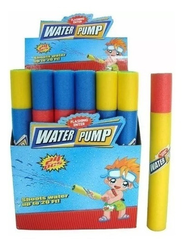 Imagen 5 de 5 de Pistola Lanza Agua 60cm Water Pump Flotador Pileta Carnaval