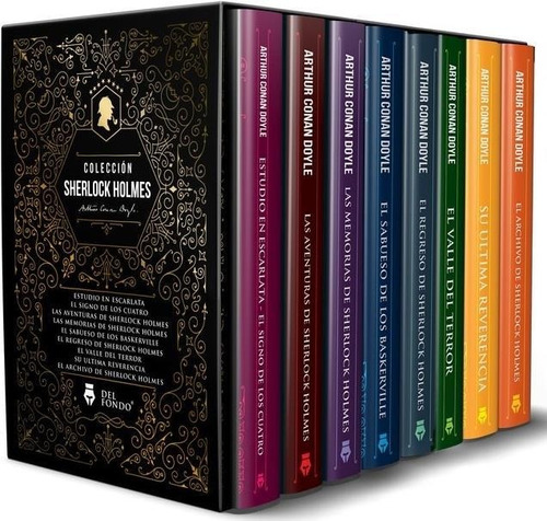 Coleccion Completa Sherlock Holmes - 8 Libros - Del Fondo
