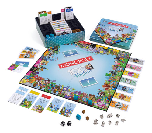 Ws Game Company Monopoly Hasbro Edición Del 100 Aniversario