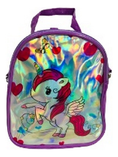 Mochila Bolso Infanitl Unicornio Pvc Design Ar1 16020 Ellobo