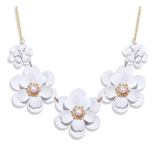 Collar De Gargantilla Boho Para Mujer, Collar De Flores De Y