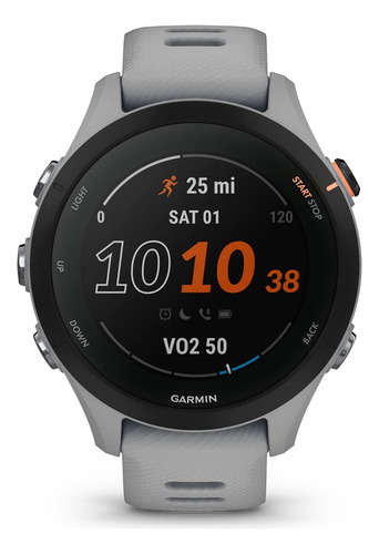 Reloj Inteligente Gps Garmin Forerunner 255s Gris Claro Con