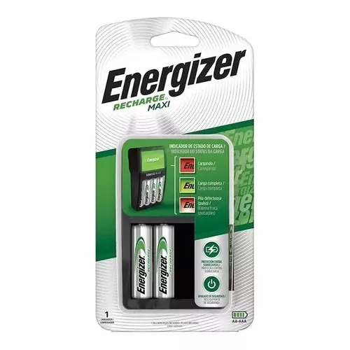 Cargador Pilas Universal (AA AAA C D Bateria 9V) Energizer