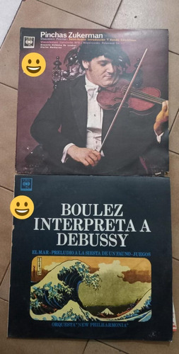 Lp Combo Boulez Interpreta A Debussy / Pinchas Zukerman