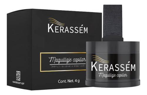 Maquillaje Capilar Para Calvicie Kerassém (cabello Y Barba)
