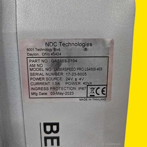 Beta Lasermike Ls4500-403 Laserspeed Pro Module