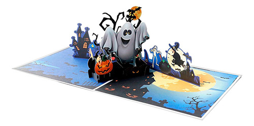 Tarjeta De Felicitación De Halloween 3d Tarjeta De Cumpleaño