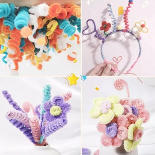 Limpia Pipas Manualidades Motricidad Fina Color Pastel Niños
