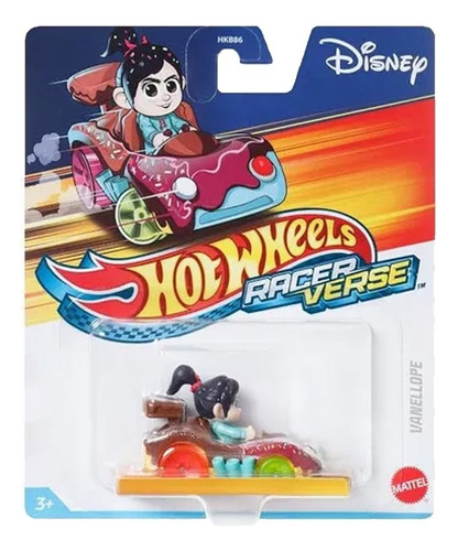 Hot Wheels Racerverse Vanellope Coleccionable Violeta