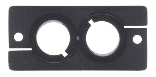 Kramer Inserción Placa De Pared De Doble Cable Wcp-2(b) Color Negro