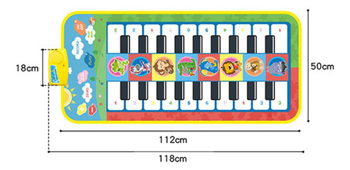 Alfombrilla De Piano Multifunción Para 118x50cm B