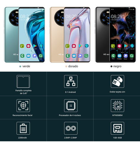 Celular Android Mate50 Pro De 5.45 En
