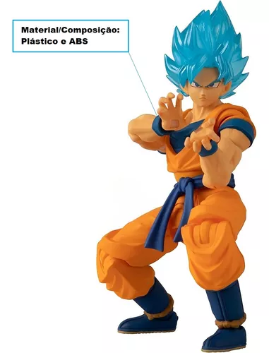 Boneco Goku Super Sayadin Blue Dragon Ball Super Bandai - Fun F0069-9