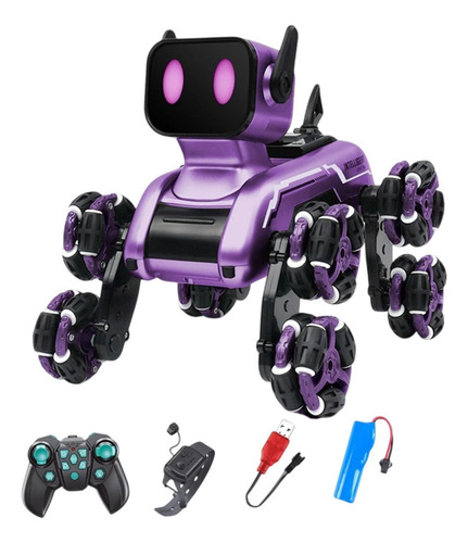Brinquedo Robô Inteligente Rc, Cachorro, Carro De Controle