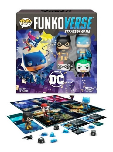 Dc Funkoverse Juego De Mesa Funko Pop En Español 4 Jugadores