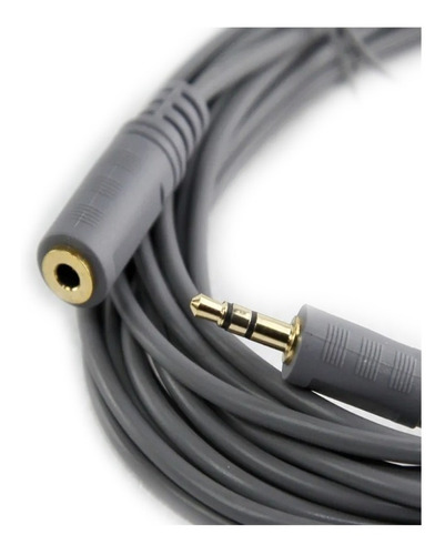 Cable Audio 1.80 Metros Plug Macho 3.5mm A Jack Hembra 3.5mm