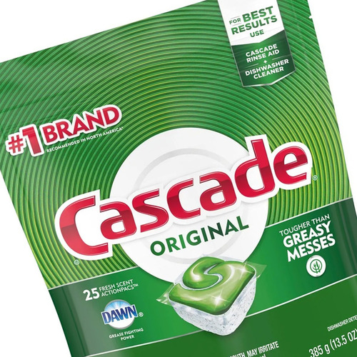 Cascade Original Actionpac Detergente Para Lavavajillas X 25
