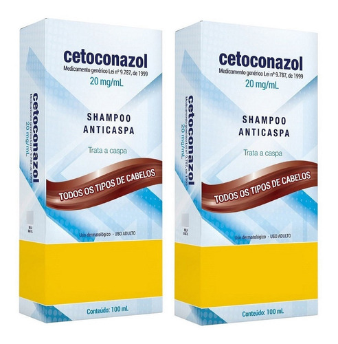  Combo Shampoo Anticaspa Cetoconazol 200ml Micose