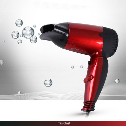 Imagen 8 de 9 de Mini Secador De Pelo 1400w Mango Plegable 220v 2 Velocidades