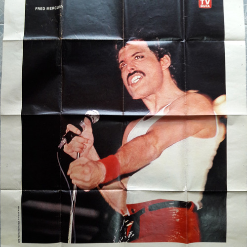 Poster Tv Guia N° 925 Fred Mercury  Carlitos Chaplin