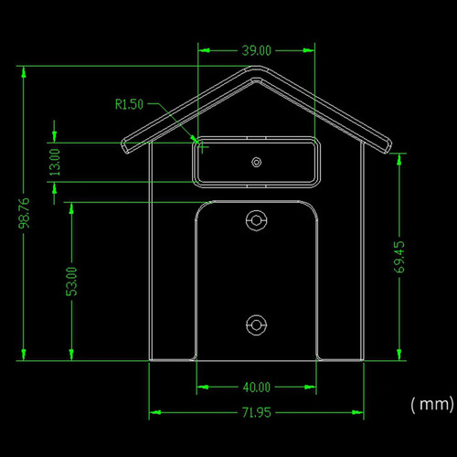 Cubierta De Timbre, Caja Protectora Transparente Impermeable