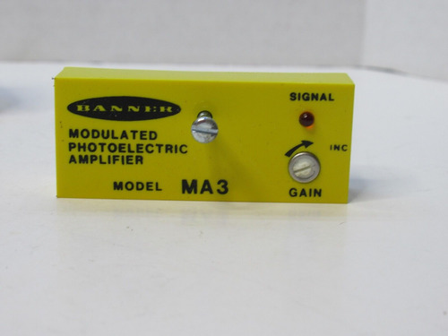 (new) Banner Ma3 Modulated Photoelectric Amplifier Senso Jjp