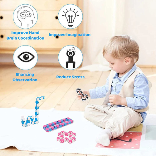Juguetes De Wacky Tracks Fidget Juguetes De Serpiente Fidget