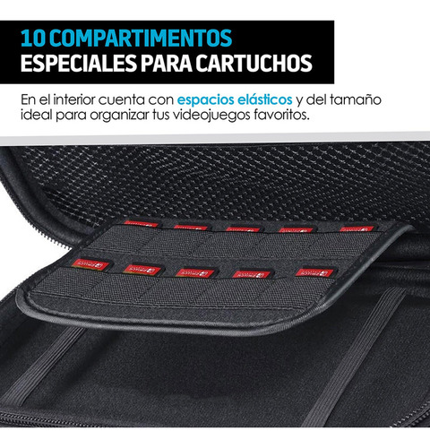 Funda Rígida Para Nintendo Switch Oled Protector Retro Nes Gris
