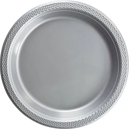 Plato Redondo Pl stico 25 Cms De Colores Paquete 25 Piezas