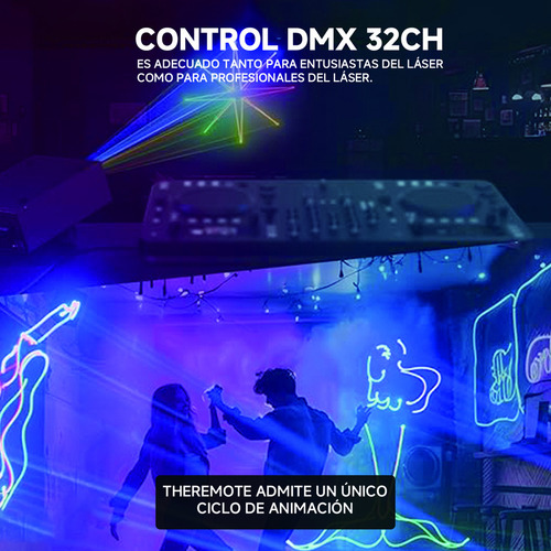 Luces De Dj Para Fiesta Láser Doble Activada Por Sonido