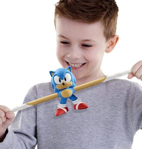 Muñeco Sonic Stretch Coleccionable. Heroes Of Goo Jit Zu