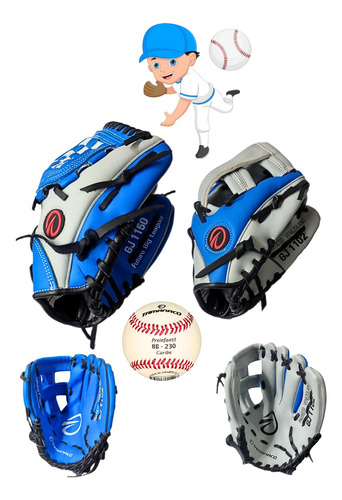 Kit De Beisbol Tamanaco, 2 Guantes, Pelota [original]