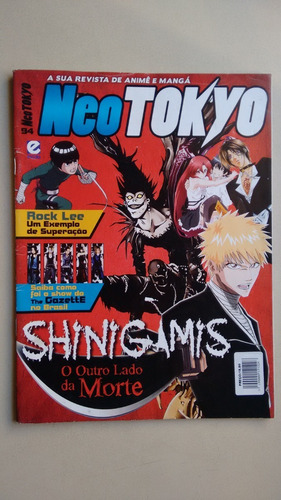 Revista Neo Tokyo 94 Anime Mangá Shinigamis Rock Lee T354