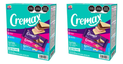 Cremax Gamesa Surtido 1008 Gr - 2 Pza