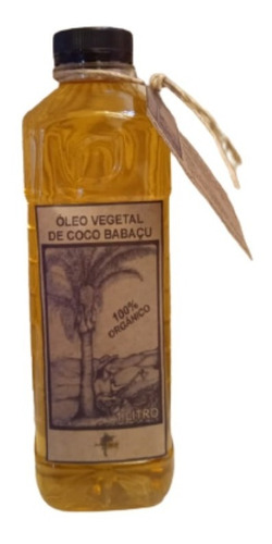 Óleo Vegetal De Coco Babaçu Para Cosmético E Saboaria - 1 L