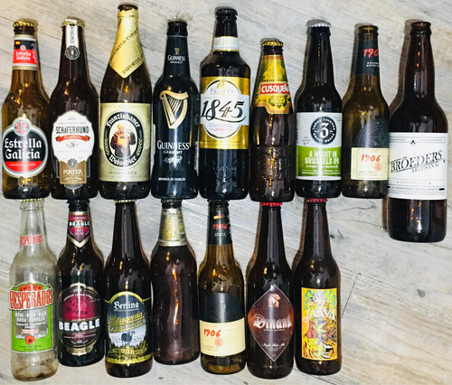 Lote 16 Botellas Cerveza Coleccionables (Usado)