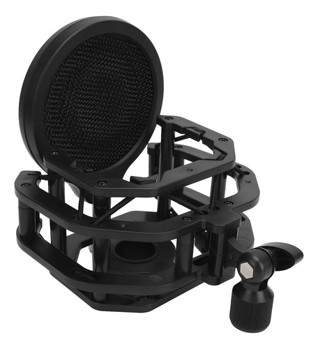 Microfone Shock Mount Pack, Filtro, Ajustável, Profissional