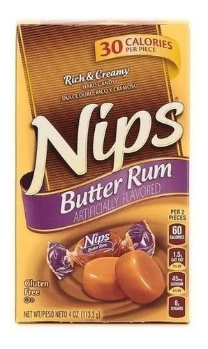Caramelos Nips Con Relleno Liquido - kg a $42