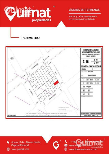 Imagen 11 de 12 de Terreno - Belgrano - Lideres En Terrenos - Guimat Propiedades
