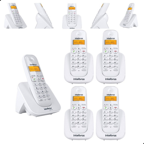 Telefone Sem Fio 4 Ramal Adicional Id Bina Ts 3110 Intelbras