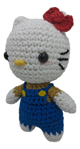 Muñeco Hello Kitty Y My Melody Amigurumis Peluche Blanco